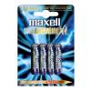 Batteri Maxell AAA alkaliskt, LR03, 4-pack
