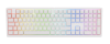 Ducky Zero 6108 White Fullsize Wireless (Tri-mode) RGB, Cherry MX2A Brown - Vit#1
