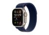 Apple Watch Ultra 2 GPS + Cellular 49mm Naturlig Titanboett med Blå Terrängloop - S/M