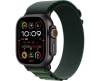 Apple Watch Ultra 2 GPS + Cellular 49mm Svart Titanboett med Mörkgrön Bergsloop - M