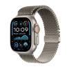 Apple Watch Ultra 2 GPS + Cellular 49mm Naturlig Titanboett med Naturlig Titan Milaneseloop - Large